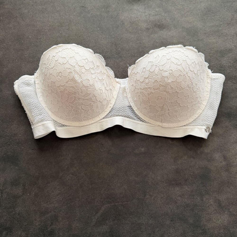 Lucky Brand Strapless Lace Bra 36C